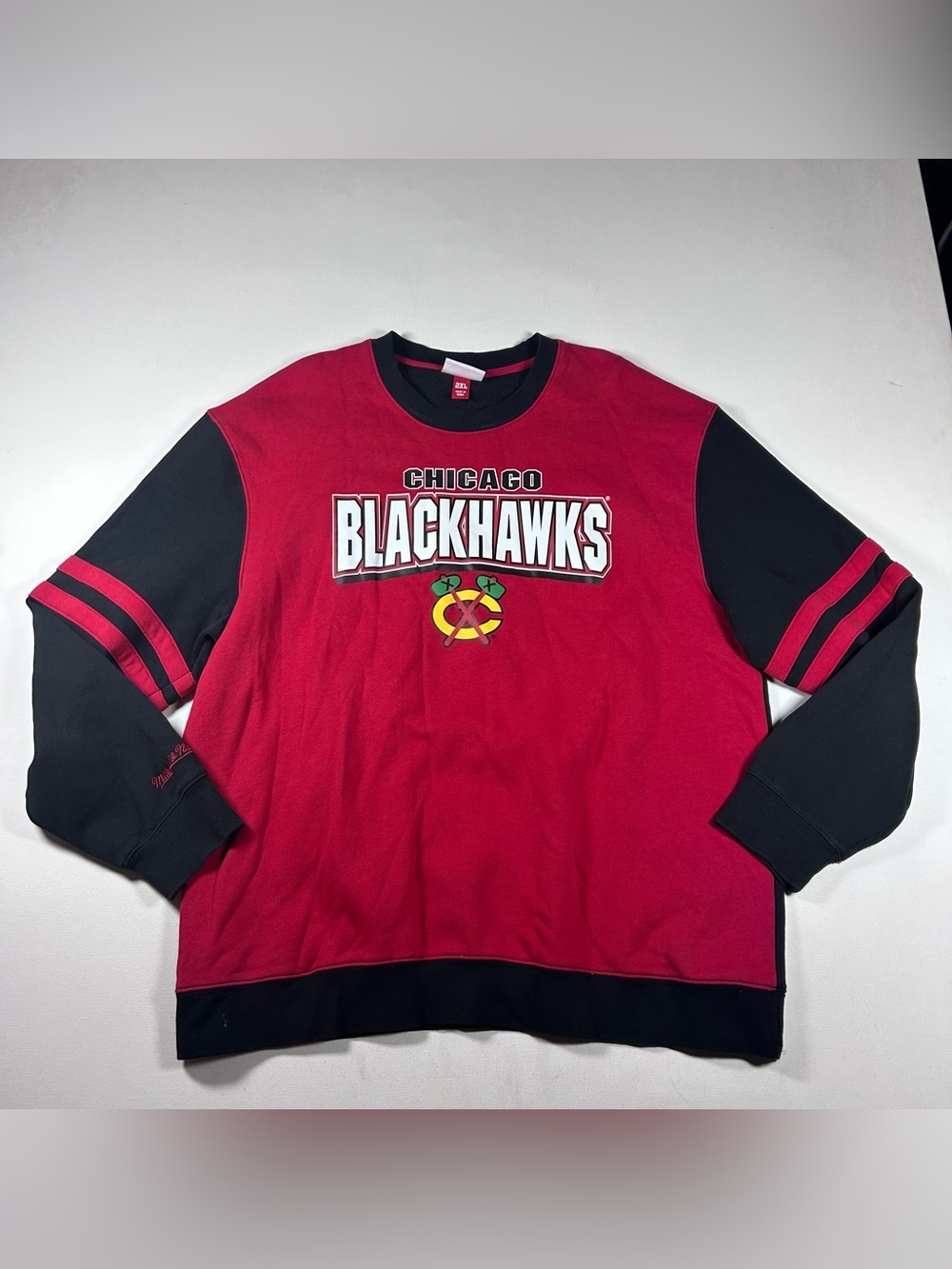 Mitchell & Ness Chicago Blackhawks NHL Sweatshirt Champions Black Red Men’s XL